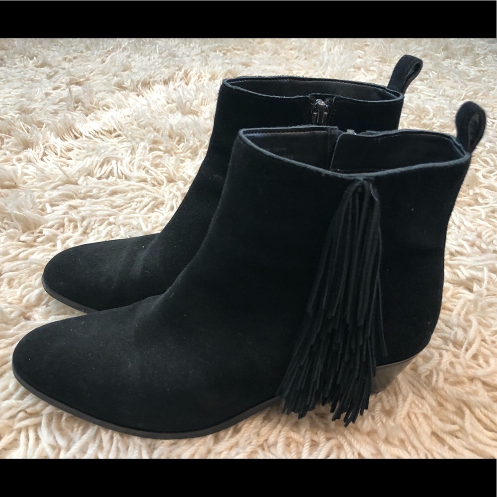 Via Spiga Black Ankle Boots Size 8.5